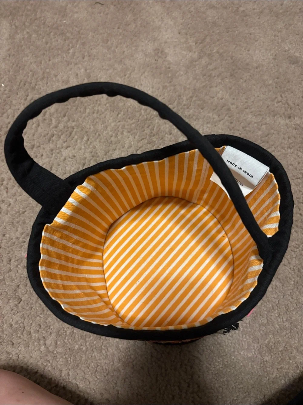 Happy Halloween Embroidered Trick-or-Treat Bucket